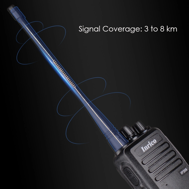 Handheld Walkie Talkie Inrico IP358 Analog and Low Band Dmr Radio