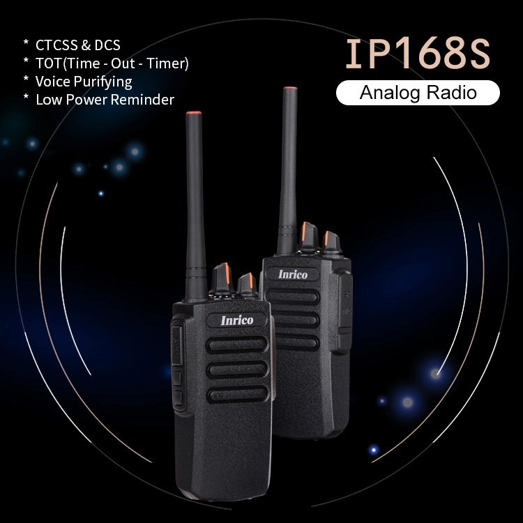 Inrico Long Range VHF UHF Analog Radio IP168s
