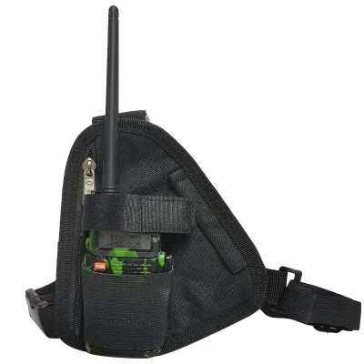 Cheap Pouch Chest Front Bag Carry Case Holster for Baofeng Tyt Moto Walkie Talkie Two Way Radio
