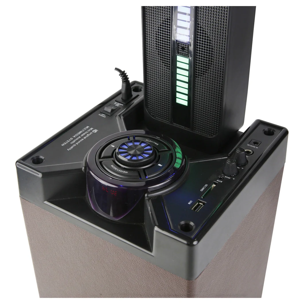 2022 Hot Sale Wireless Karaoke DJ Multimedia Entertainment Bluetooth Portable Speaker