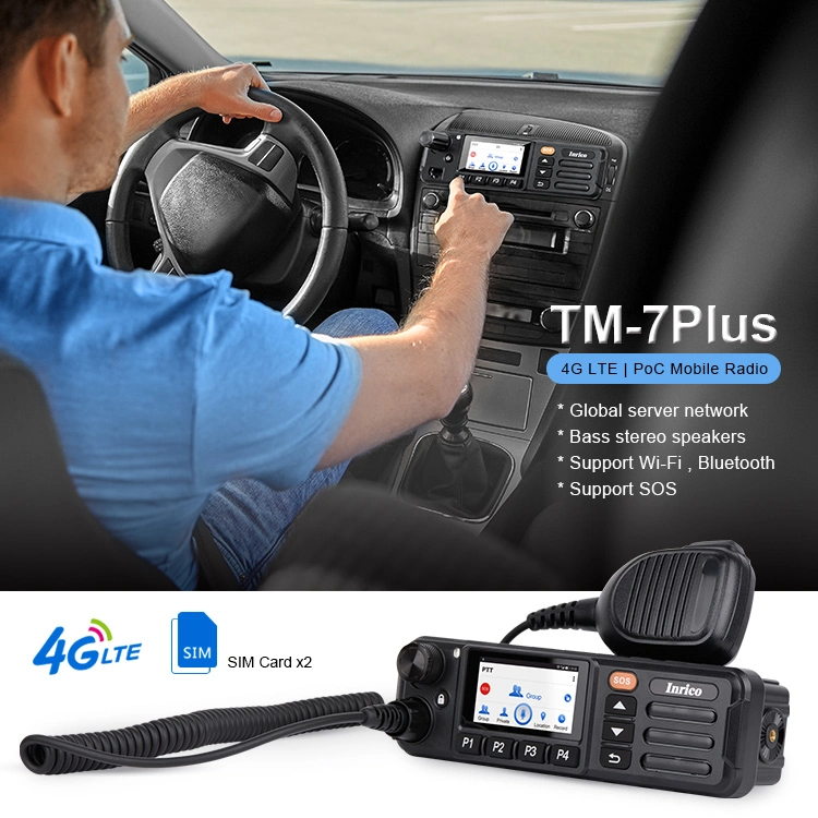 Inrico TM-7p WiFi 4G Poc Mobile Radio Wireless Communication for Truck Driver