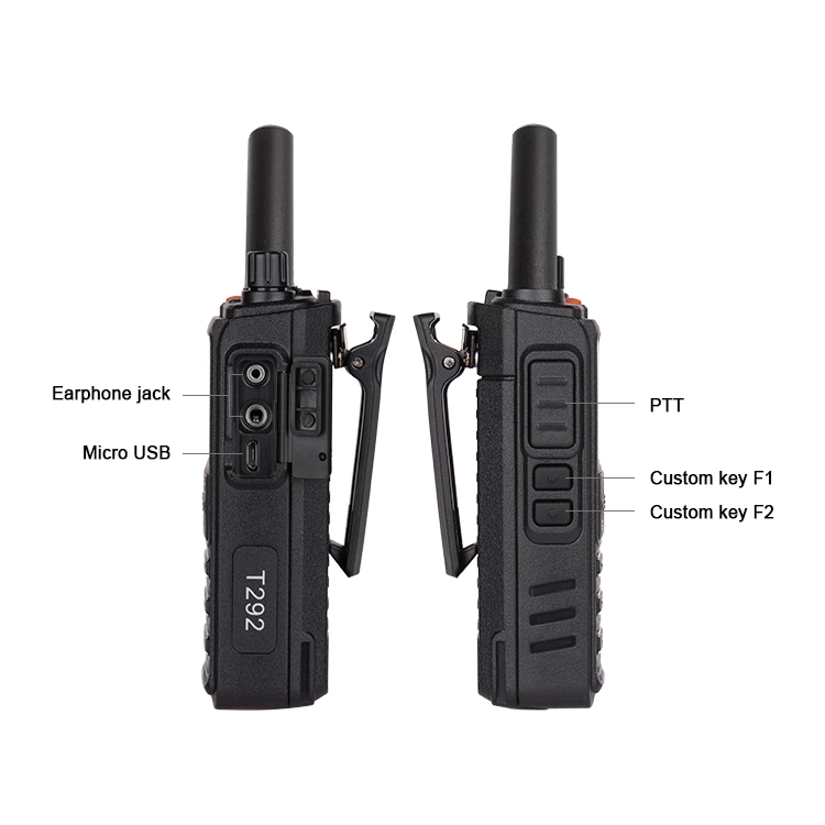 Inrico T292 WCDMA and Android 5.1 GSM Network SIM Card Two Way Radio