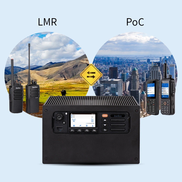 Inrico Dr10 Gateway New Launch LMR &amp; Poc Connectivity for Analog Radios with 8GB ROM Support Dual Micro-SIM Card