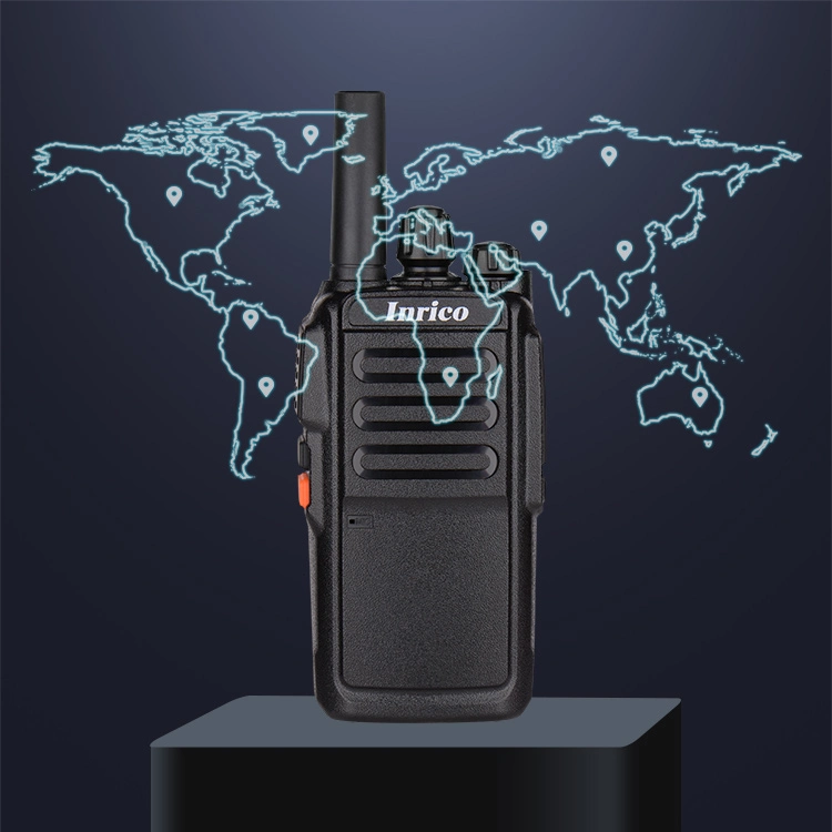 USB Port 3G WCDMA Walkie Talkie Global Talking Android System Poc Radio Inrico T196