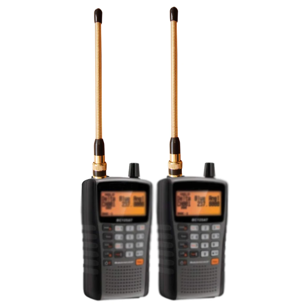 Soft Flexible BNC Handheld Portable Amateur Walkie Talkie VHF Communication Two Way Radio Rubber Antenna