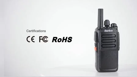 Inrico T196 Walkie Talkie 3G WCDMA GSM WiFi SIM Card Poc Two Way Radio for Firemen