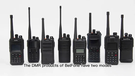 Belfone Dmr Tier II, Tier III Two Way Radio, IP68, Walkie Talkie, Full Dulplex, GPS, Bt, Handheld Radio