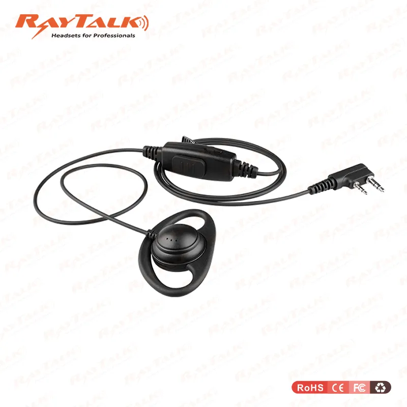 Raytalk G Shape Security Ear Piece Headset Swivel Ear Hook Em-3022 Earpiece Earphones for Two Way Radio Walkie Talkie Earpiece